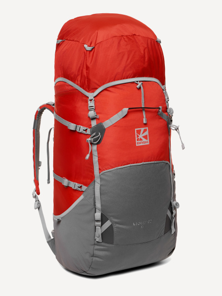 Рюкзак BASK LiGHT 75 V2 (Оранжевый_тмн/Серый; XL_от175см)